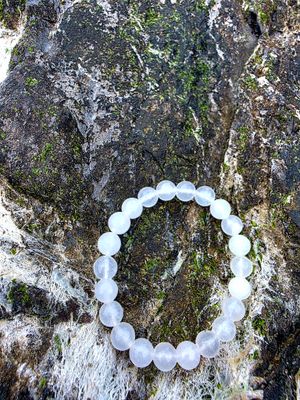 White Quartz Crystal Bracelet 