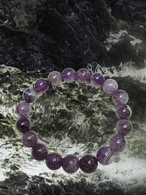 Dream Amethyst Crystal Bracelet 10mm