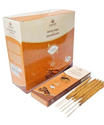 White Sage &amp; Sandalwood Incene Sticks Organic Herbal Smudge Insence Sticks