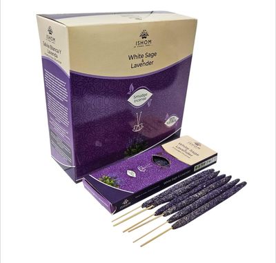 White Sage &amp; Lavender Incene Sticks Organic Herbal Smudge Insence Sticks