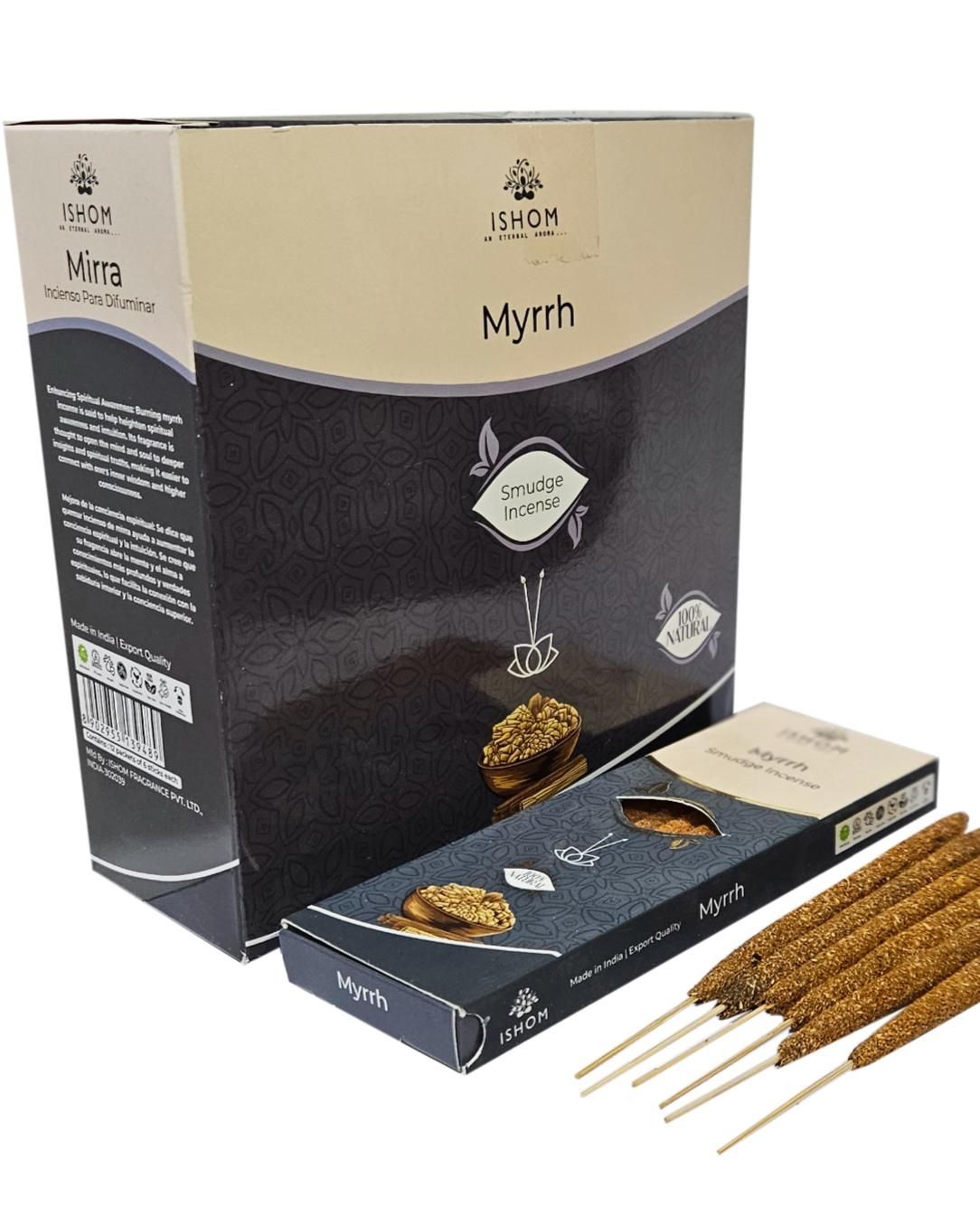 Myrrh Incene Sticks Organic Herbal Smudge Insence Sticks
