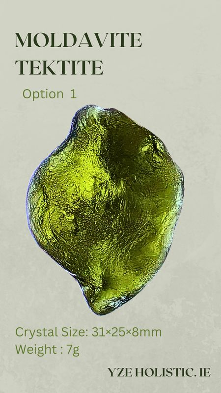 Moldavite Crystal Tektites 