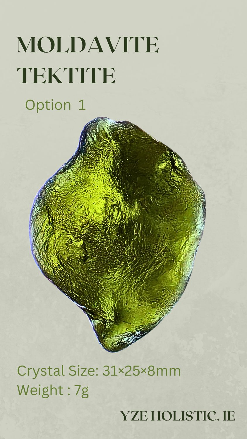 Moldavite Crystal Tektites 