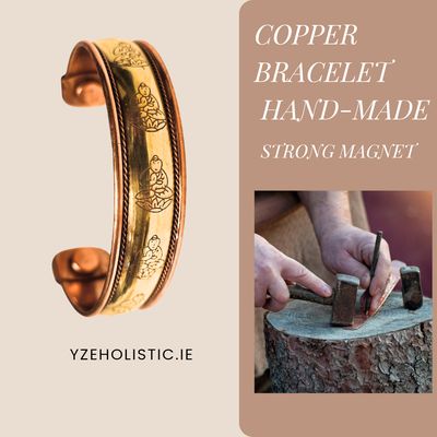 Copper Bracelet Handmade Strong Real Magnet