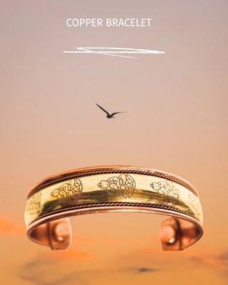 Copper Bracelet Handmade Strong Real Magnet