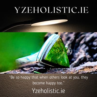 Black Opal Multicolour Natural Stone Crystal Ring Rainbow Green 