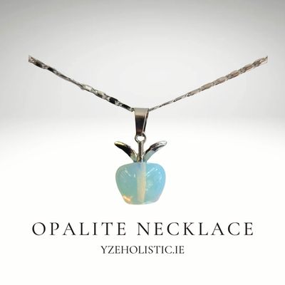 Opalite Apple Necklace Pendant 