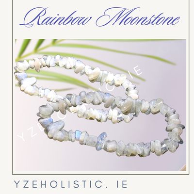 Moonstone Chip bracelet Rainbow 