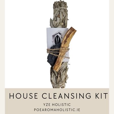 WHITE SAGE SMUDGE XL HOME / OFFICE CLEANSING - PROTECTION SET - 9"- 10"  