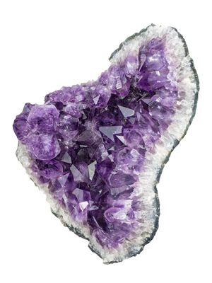 Rough Amethyst Geode - Amethyst Crystal Cluster Geode - Raw Amethyst Stone Geode