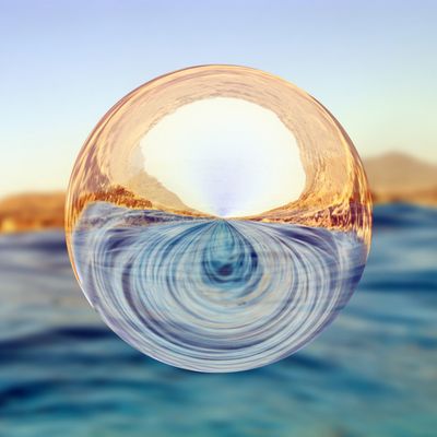 Crystal Ball Clear Ball Meditation Divination Sphere Sculpture Figurine 