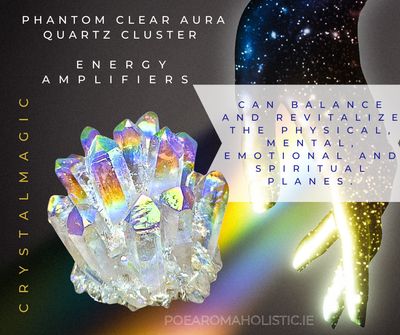 Angel Aura White Druzy Crystal Cluster Phantom Quartz Flower 