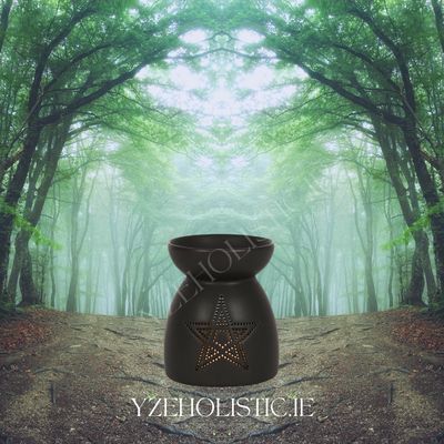 Pentagram Cut-Out Oil Burner 