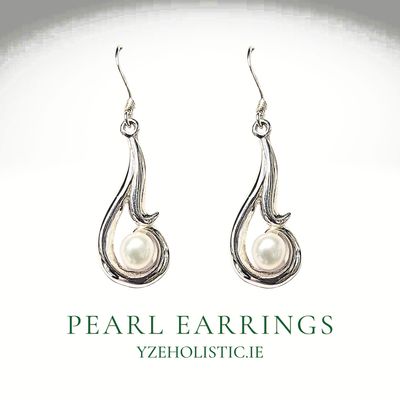 Pearl Earrings 925 Sterling Silver Purity/Sincerity