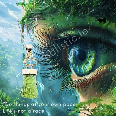 Moldavite -  Herkimer Diamond Crystal Necklace Pendant Amulet 