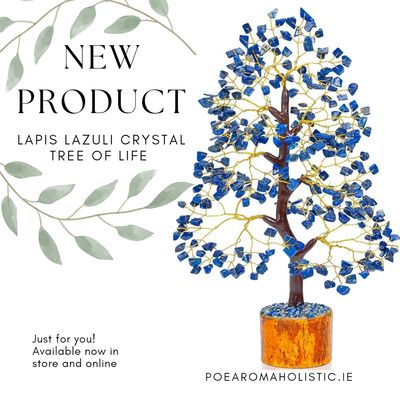 Lapis Lazuli Crystal Gem Tree of Life 