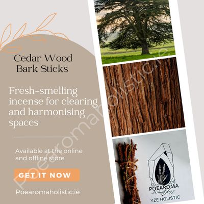 Cedar Sacred Wood Sticks Organic Aromatherapy Smudging 10g