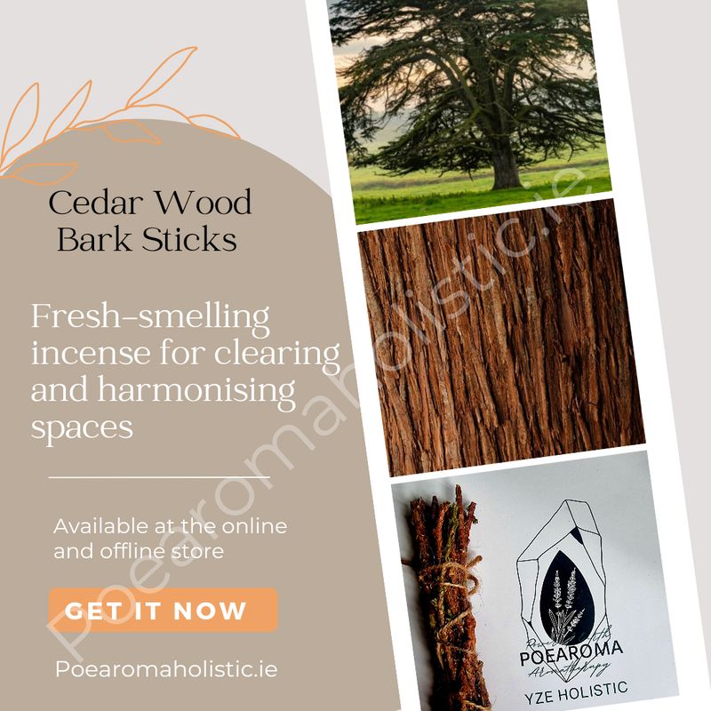 Cedar Sacred Wood Sticks Organic Aromatherapy Smudging 10g