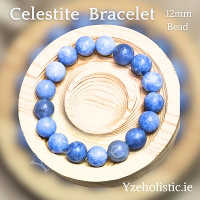 Celestite Crystal Bracelet ±12mm