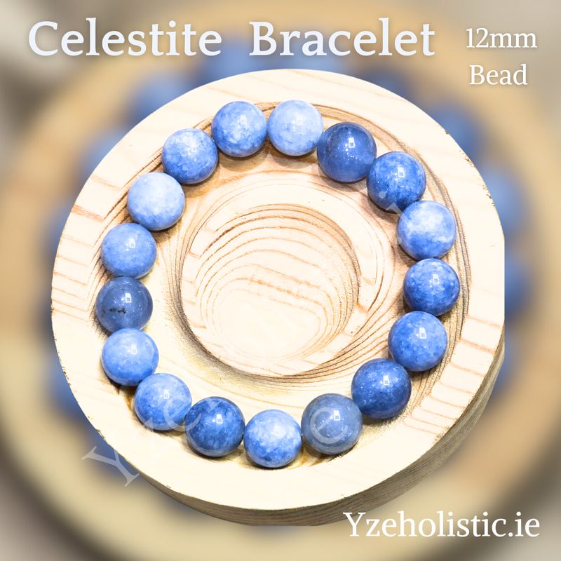 Celestite Crystal Bracelet ±12mm