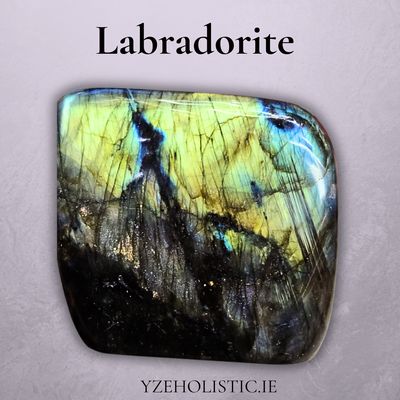 Labradorite Crystal Carving Rainbow Natural Stone
