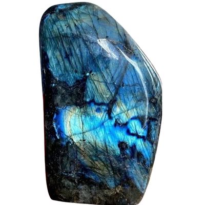 Labradorite Crystal Quartz Free Stand 