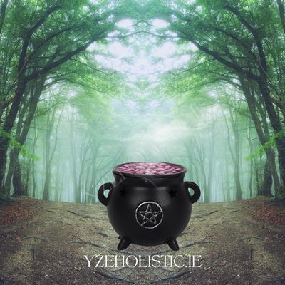 Pentagram Cauldron Incense Cone Burner