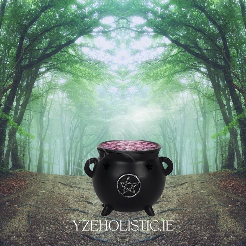 Pentagram Cauldron Incense Cone Burner