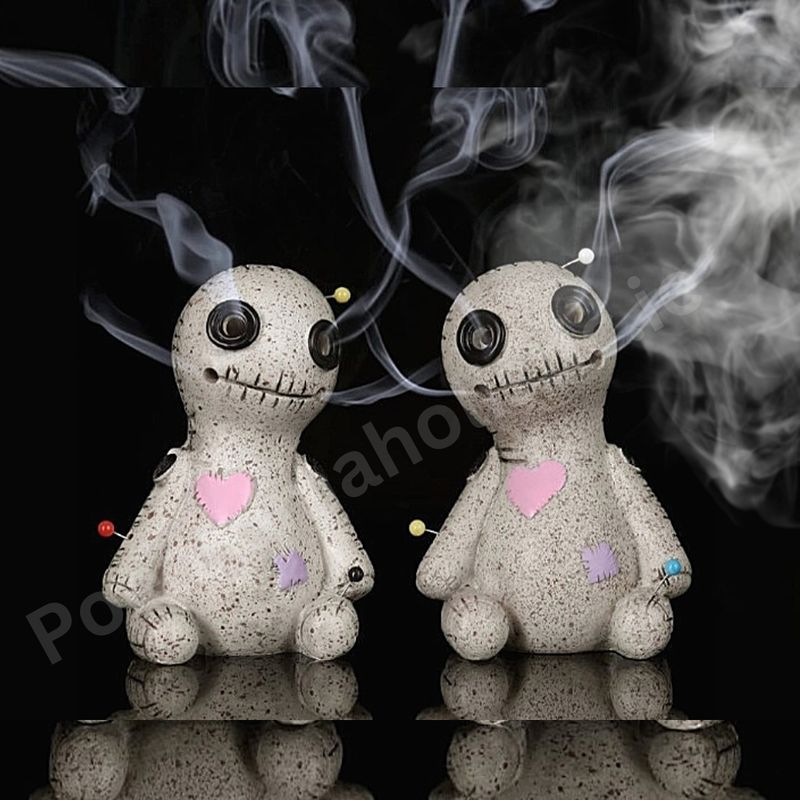 Voodoo Doll Backflow Cone Incense Burner