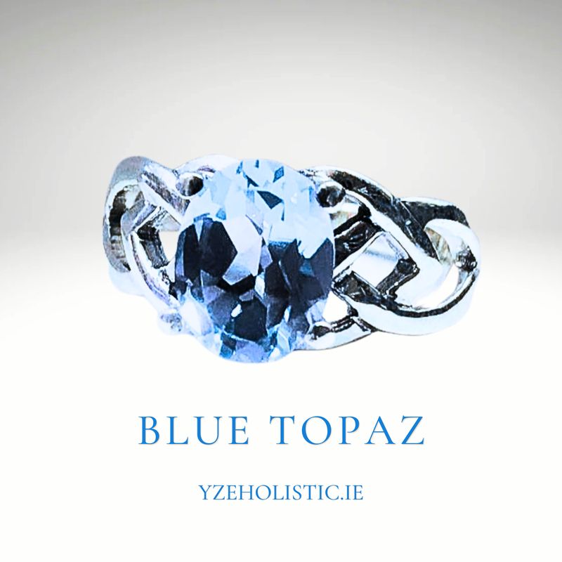 Topaz Ring Sky Blue Topaz 925 Sterling Silver 
