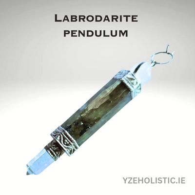Crystal Quartz Pendulum Dowsing Natural Stone