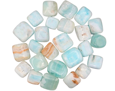 Caribbean Blue Calcite Crystal Natural Stone 