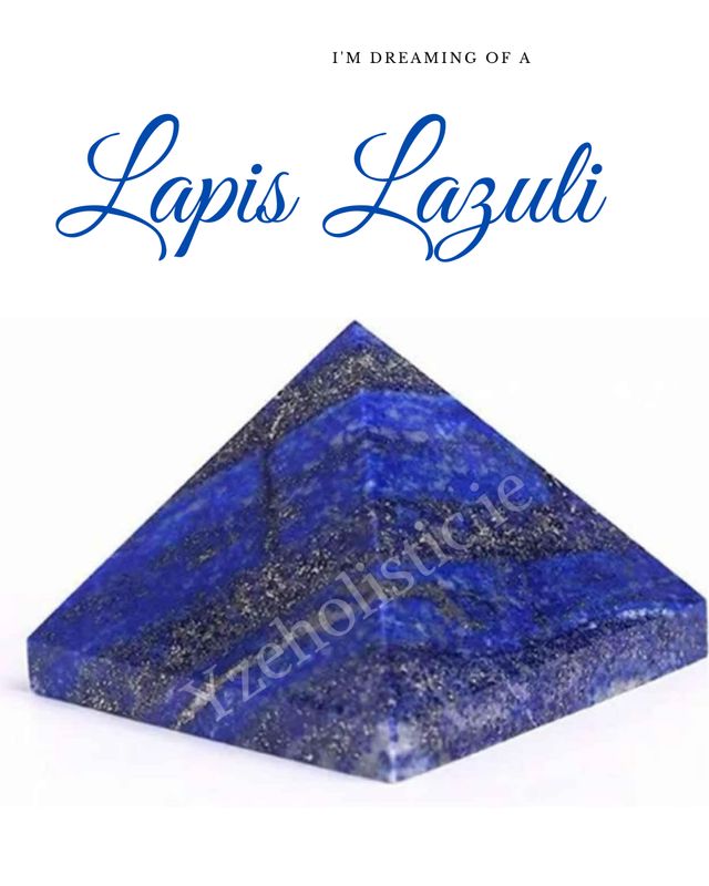 Lapis Lazuli Pyramid Solid Natural Stone Matrix Feng Shui Spiritual Reiki Natural Stone ±40-45mm
