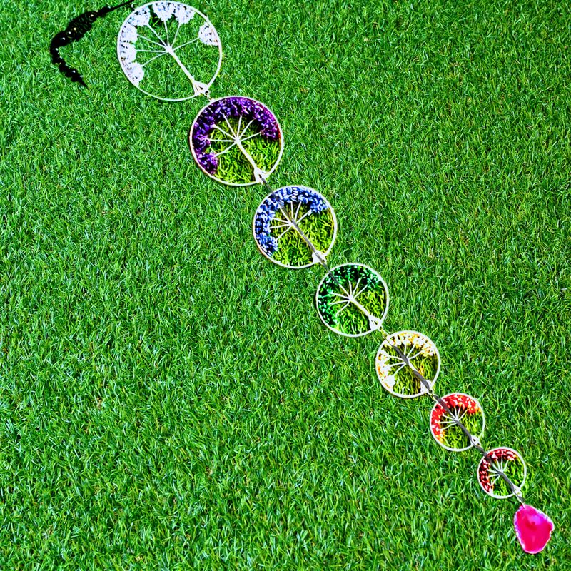 Crystal Dreamcatcher Tree of Life Natural Stone Wirewrapped Large 