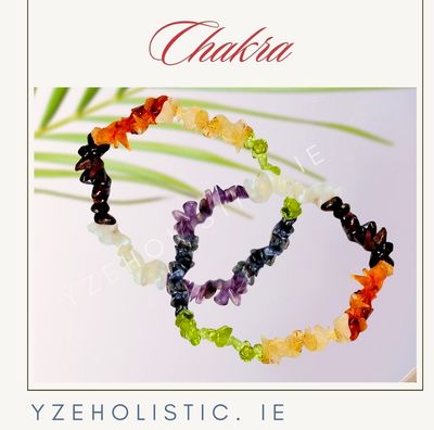 7 Chakra Chip Crystal Bracelet Elastic