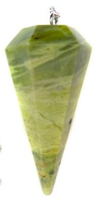 Jade Pendulum Dowsing Natural Stone Crystal 