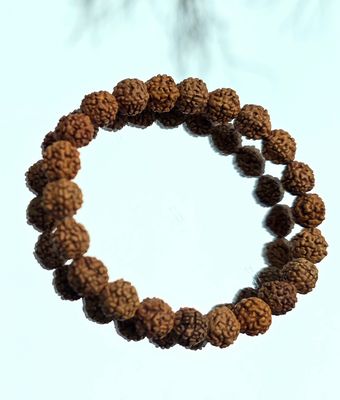 Rudraksha Seed Bead Bracelet - Emotional Balance - Protection ±8mm