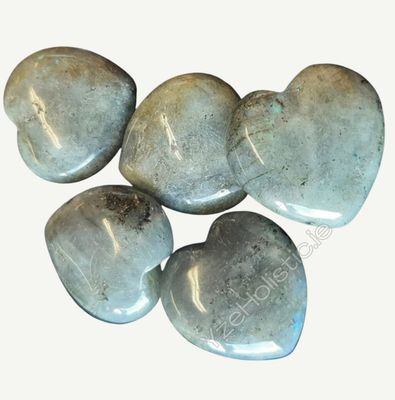 Labradorite crystal Polished Puff Heart