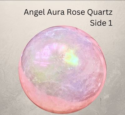 ANGEL AURA ROSE QUARTZ CRYSTAL SPHERE - Unconditional Love crystal ±55 mm ANGEL AURA ROSE QUARTZ CRYSTAL SPHERE - Unconditional Love crystal ±55 mm