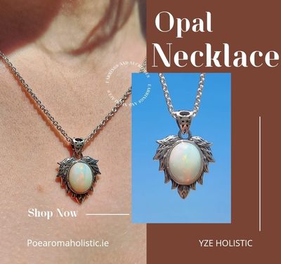 Ethiopian Opal Crystal Angel Wings 925 Sterling Silver Amulet Necklace Ethiopian Opal Crystal Angel Wings 925 Sterling Silver Amulet Necklace