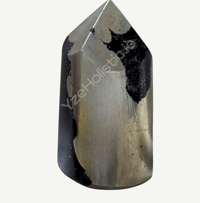 Pyrite Tower Point Crystal Polished