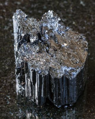 Black Tourmaline Crystal Rough Natural Stone 