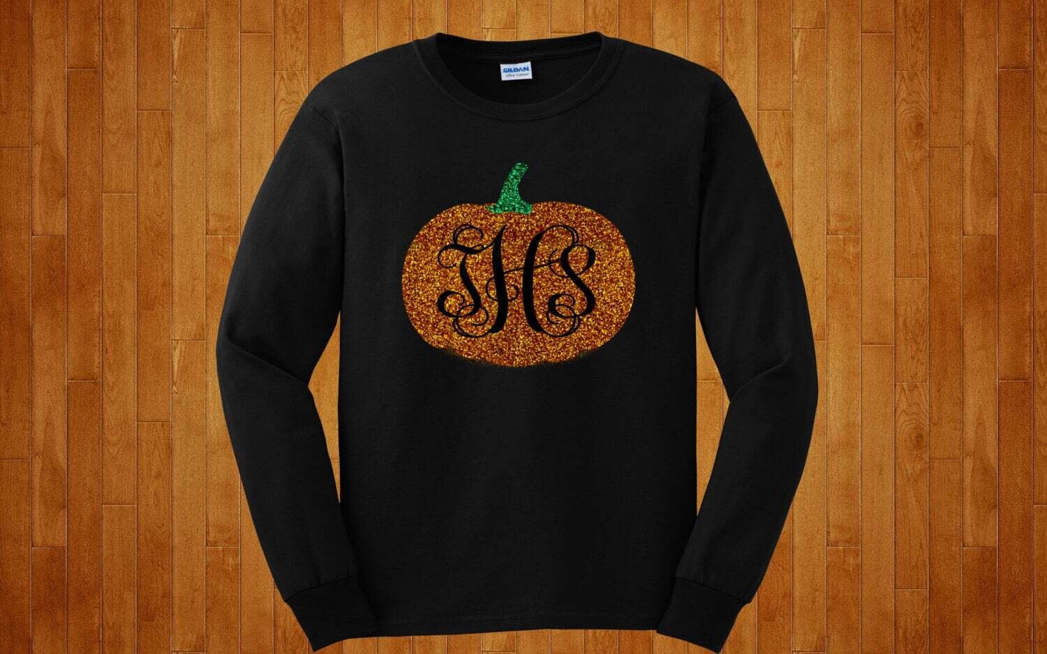 Monogrammed Pumpkin Shirt