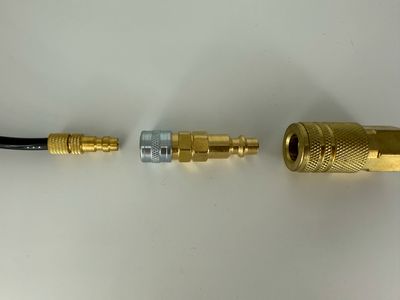 How to connect HPA or GBB to Air Compressor