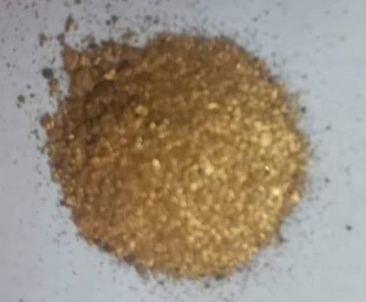 Gold fines actual extraction from Sibium Mountain rivers