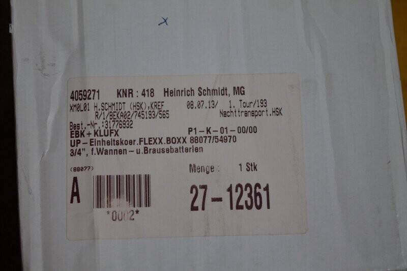 Flexx Boxx, Kludi (shk-Nr. 2022-0043) Flexx Boxx, Kludi (shk-Nr. 2022-0043)