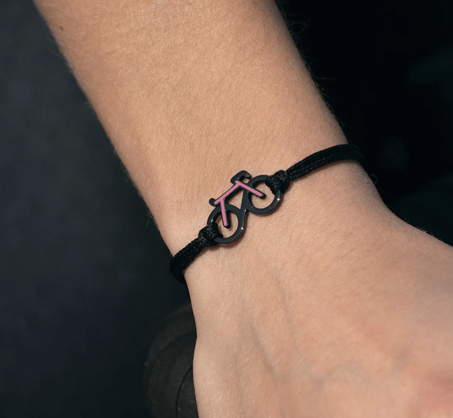 PULSERA  CICLISMO ROSA