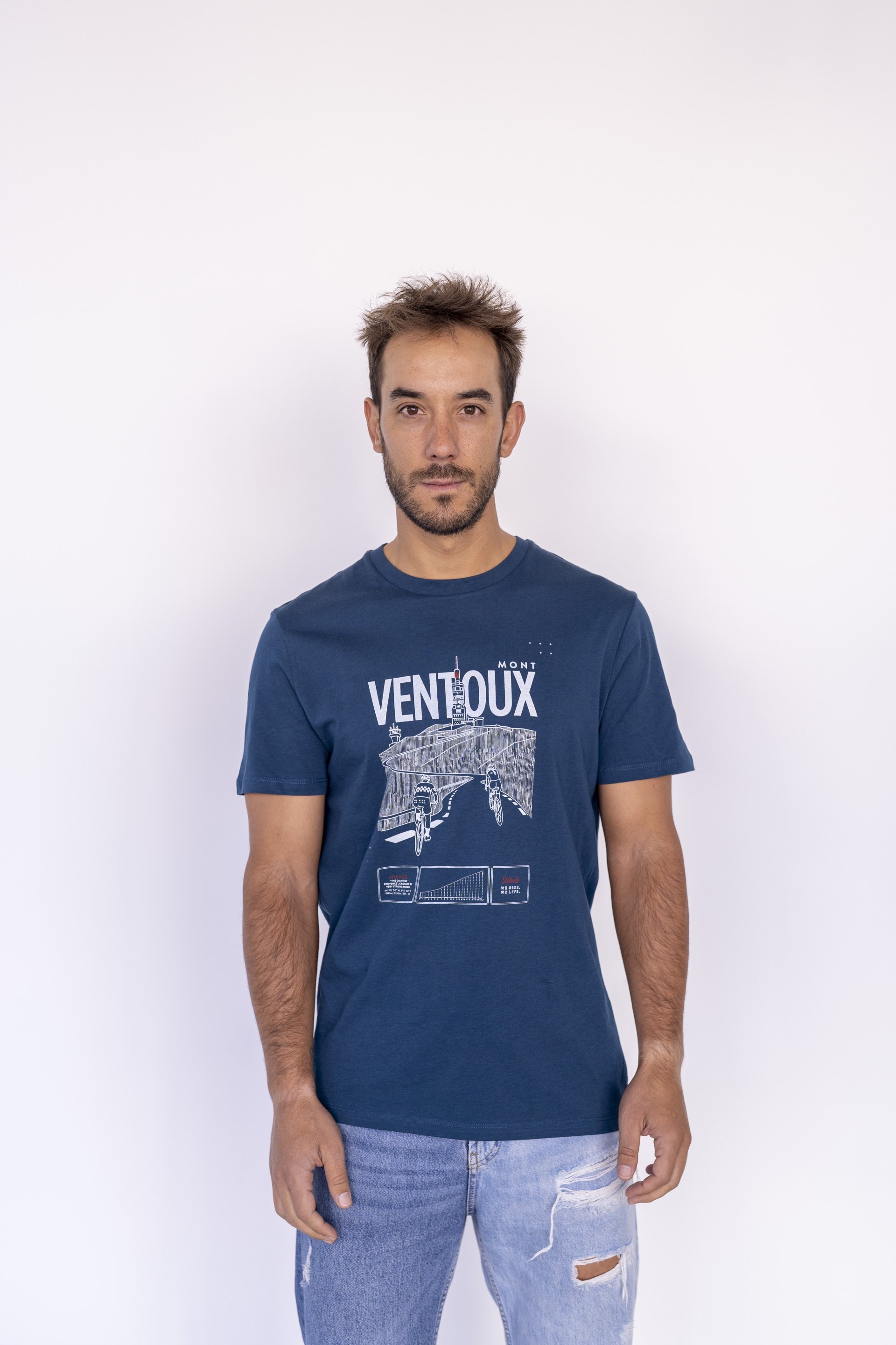 MEN´S DARK BLUE T-SHIRT MONT VENTOUX