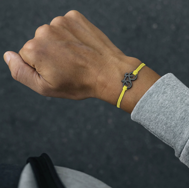PULSERA BICI AMARILLA