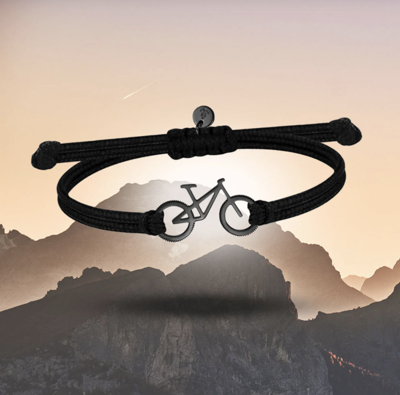 PULSERA MTB BICI NEGRA